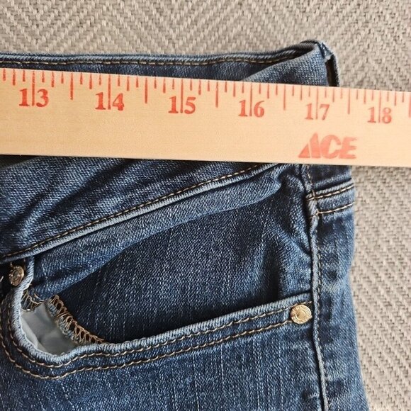 Jennifer Lopez Jeans Women's 16 Blue Dark Wash Button Fly Boot Cut Jeans RN73277 - Picture 11 of 16